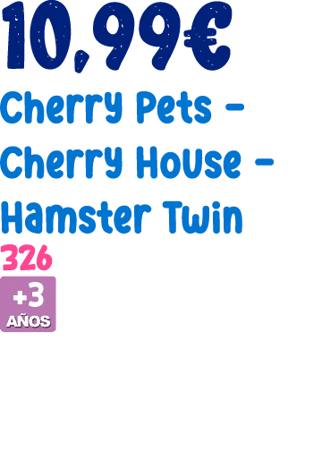 10,99€ Cherry Pets Cherry House Hamster Twin 326 ￼ 