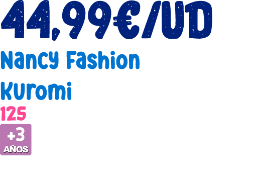 44,99€/UD Nancy Fashion Kuromi 125 ￼ 