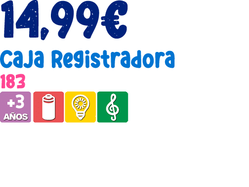 14,99€ Caja Registradora 183 ￼ 