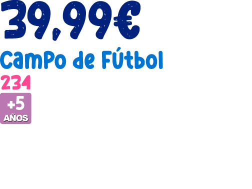 39,99€ Campo de F tbol 234 ￼ 