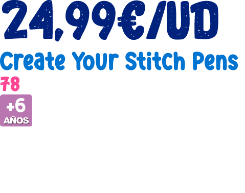 24,99€/ud Create Your Stitch Pens 78 ￼ 