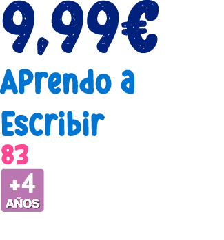 9,99€ Aprendo a Escribir 83 ￼ 
