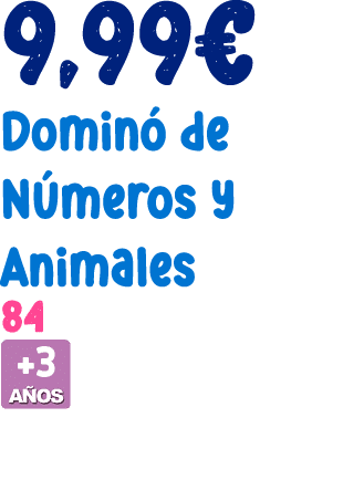 9,99€ Domin de N meros y Animales 84 ￼ 