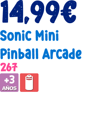 14,99€ Sonic Mini Pinball Arcade 267 ￼ 