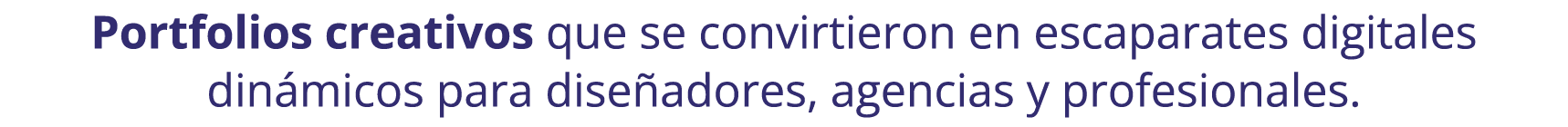 Portfolios creativos que se convirtieron en escaparates digitales din micos para dise adores, agencias y profesionales.